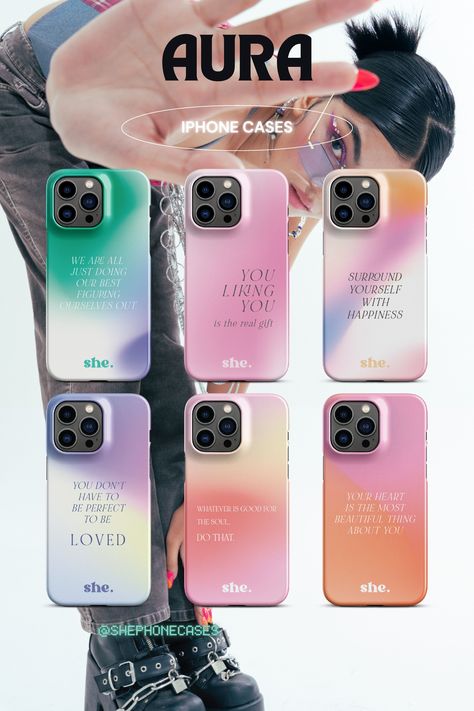 Aura Empowerment iPhone Cases: Protect your phone and boost your energy with the power of.
#aura #instagram #highlightcovers #visuals #creativity Aura Phone Case, Yeri Mua, Trendy Iphone Cases, Flower Cute, Iphone Obsession, Floral Iphone Case, Pretty Iphone Cases, Boost Your Energy, Corporate Outfits