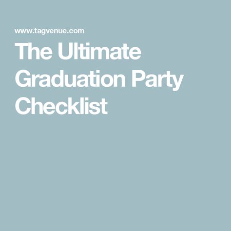 Grad Party Planning Checklist, Grad Party Checklist, Graduation Party Checklist, Senior Yearbook Quotes, Open House Parties, Setting Up A Budget, Party Planning Checklist, Graduation Open Houses, Party Checklist