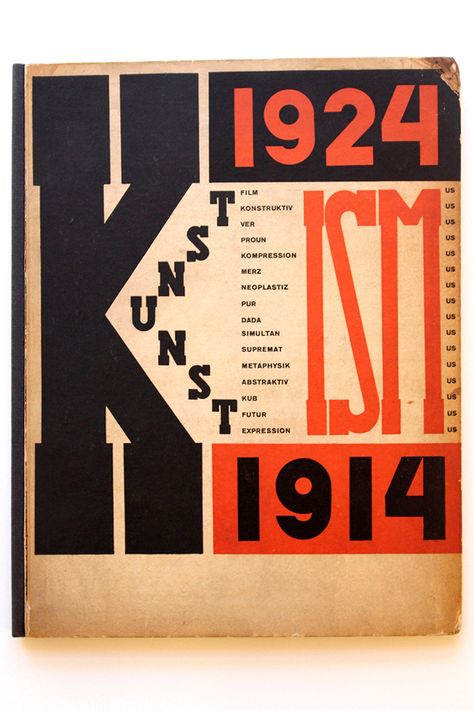 The Library of Philip B. Meggs & Libby Phillips Meggs | Designers & Books Hans Richter, El Lissitzky, Hans Arp, Russian Constructivism, Menue Design, Action Painting, Design Movements, Book Cover Art, Design Graphique