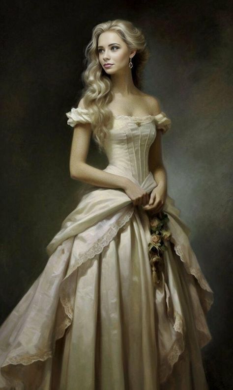 Gaun Abad Pertengahan, Old Fashion Dresses, Fantasy Dresses, Old Dresses, Dream Wedding Ideas Dresses, Fantasy Gowns, فستان سهرة, Dress Aesthetic, Fairytale Dress