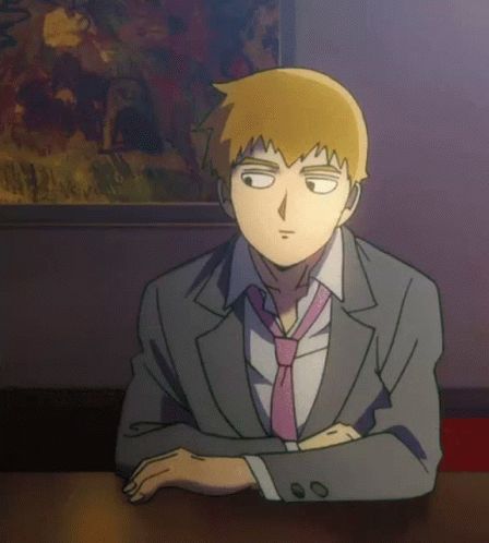 Drinking Gif, Reigen Arataka, Mob Physco 100, One Punch Man, Drawing Reference Poses, An Anime, Me Me Me Anime, Animated Gif, Cool Gifs