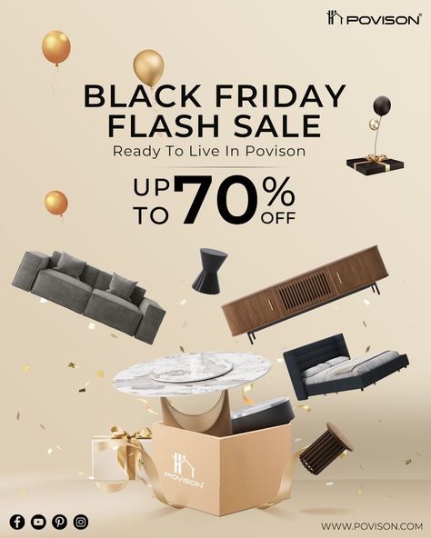 Get up to 70% OFF on your favorite pieces—hurry, these deals won’t last long! Shop now and make your home ‘ready to live in’ for less. 🏠✨
#BlackFriday #FlashSale #FurnitureDeals #ReadyToLiveIn #HomeMakeover #ShopNow Furniture Black Friday, Christmas Sales, Black Friday Furniture, Furniture Black, Sustainable Furniture, Holiday Sales, Furniture Pieces, Flash Sale, Get Up