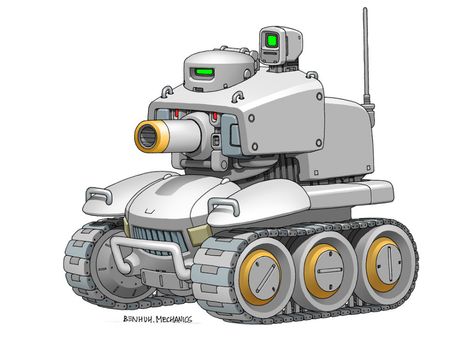 ArtStation - Battle Tank Concept, BENHUH WORKS Tank Concept, Weird Tanks, Mecha Tanks, Robots Tanks, Mechanical Art, Cool Car Drawings, Arte Robot, Concept Car Design, Battle Tank