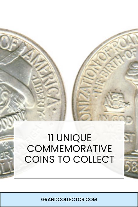 Explore 11 unique commemorative coins for coin collecting enthusiasts. Discover the history behind each coin and tips for building a valuable collection, featuring one informative image. Collection Displays, Commemorative Coins, Displaying Collections, Coin Collecting, The Collector, Coin, History, Quick Saves