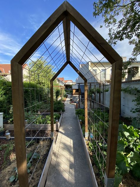 Wooden Privacy Screen, Privacy Screen Ideas, Trellis Ideas, Outdoor Trellis, Veg Garden, Have Inspiration, Take A Photo, Vegetable Garden Design, Funky Junk