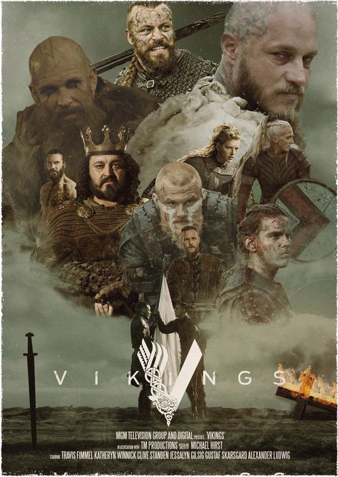 Vikings Poster, Viking Poster, Best Movie Posters, Movie Posters Design, Poster Designs, Movie Poster, Vikings, Poster Design, Movie Posters