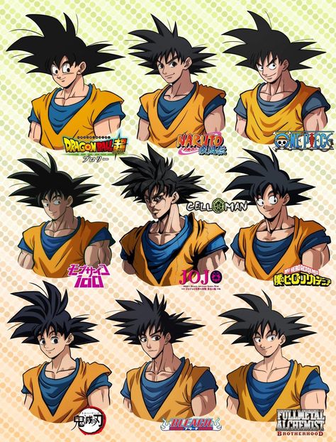 Goku in 9 different art-styles | Dragon Ball | Know Your Meme Vegeta Kamehameha, Dbz Goku, Image Dbz, Art Style Challenge, Goku Vegeta, Dragon Ball Super Art, Dragon Ball Super Goku, Goku Super, Anime Dragon Ball Goku