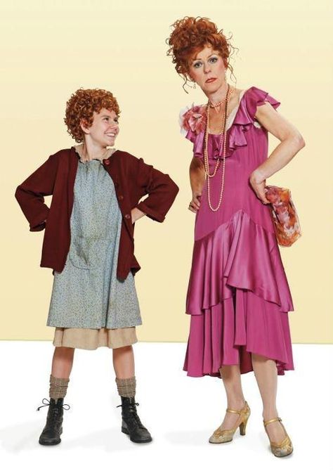 Ms Hannigan Costume, Mrs Hannigan Costume, Annie Orphan Costume Ideas, Miss Hannigan Costume, Orphan Annie Costume Diy, Musical Costumes, Orphan Annie, Orphan Outfit Ideas Annie, Annie Costumes Orphan Diy