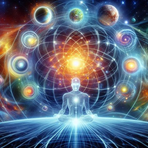 Understanding Universal Consciousness – Awakening to Oneness Unity Consciousness, Cosmic Web, Awakening Consciousness, Universal Consciousness, Spiritual Images, Physical Change, Visionary Art, Ancient Wisdom, Spiritual Art