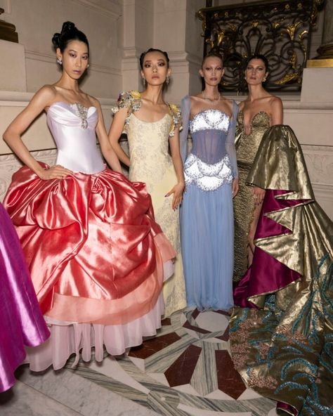 BACKSTAGE AT MISS SOHEE COUTURE SS24 | CRASH Magazine Miss Sohee Couture, Sohee Couture, Designer Dresses Runway, Coutour Dresses, Fashion Runway Aesthetic, Runaway Dress, Catwalk Couture, Miss Sohee, Couture Aesthetic