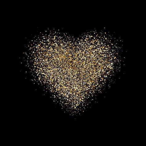 Gold Heart Wallpaper, Black Sparkle Background, Gold Sparkle Background, Black And Gold Aesthetic, Sparkles Background, Background Gold, Star Dust, Golden Background, Dekor Diy