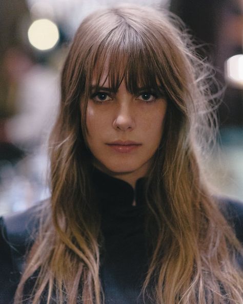 Cowboy Haircut, Jane Birkin Hair, Birkin Hair, Emily Labowe, Popular Photo, Hair Locks, Wispy Bangs, Long Hair With Bangs, Jane Birkin