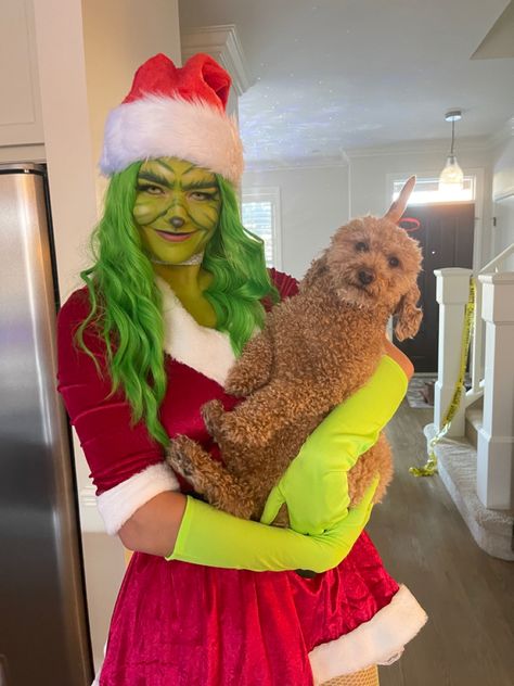 Womens Grinch Costume, Female Grinch Costume, Grinch Costume Women, Grinch Halloween Costume, Female Grinch, Grinch Costume, Grinch Halloween, Grinch Costumes, Cosplay For Women