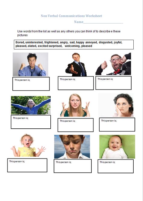 nonverbal communication worksheet - Google Search Non Verbal Communication Activities Social Skills, Verbal Communication Activities, Communication Styles Quiz, Non Verbal Communication Activities, Nonverbal Communication Activities, Interpersonal Communication Activities, Communication Worksheets, Intrapersonal Communication, Non Verbal Communication