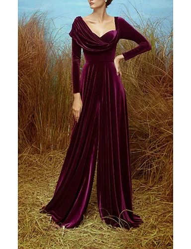 Wedding Dress- Online Shopping for Wedding Dress - Retail Wedding Dress from LightInTheBox Purple Velvet Prom Dress, Prom Dress 2022, Halter Dress Casual, Purple Evening Gowns, Velvet Prom Dress, Night Club Dress, Dresses Formal Elegant, Evening Gowns Elegant, Mini Dress Fashion