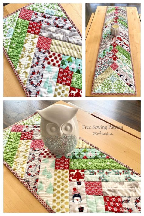 Braid Table Runner Free Sewing Pattern | Fabric Art DIY Braided Table Runner, Table Runner Sewing, Fabric Art Diy, Quilt Table Runner, Bee Quilt, Braid Quilt, Kitchen Sewing, Quilted Table Runners Patterns, Sewing Projects Free