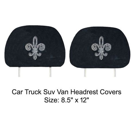 Item specifics: Condition: Brand New Brand: KAAA Material: Size: 8.5" x 12" Package Includes: Include : 2 Headrest Covers Product Features Contition: Brand New Brand: KAAA Material: 100% Polyester Size: 12" x 8.5" each - Stretchable 100% Polyester with Urethane Foam Backing Protect your car interior Installs easily and removes easily Payment PayPal Visa through Paypal Mastercard through Paypal American Express through Paypal Discover through Paypal Shipping FREE SHIPPING for Continental US 48 States with physical address only Shipping to PO Box, FPO, APO,AK, HI, PR,VI, GU, and US territories NOT AVAILABLE AND NOT ELIGIBLE FOR FREE SHIPPING. INTERNATIONAL SHIPPING NOT AVAILABLE. Item may be remove from factory packaging. All items will be ship with tracking number. Most items will be ship w Evil Eye Car Decor, Y2k Car Decor, Goth Car Decor, Goth Car Interior, Girly Car Decor, Black Mini Cooper, Car Deco, Cool Car Accessories, Car Head