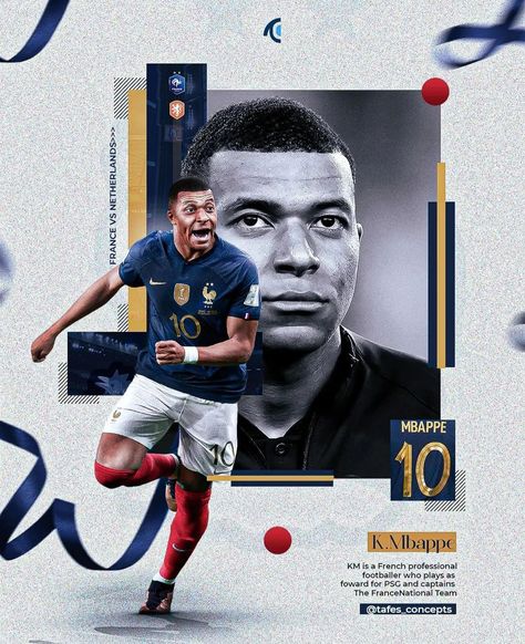 Football Players Poster, Football Design Graphics, Goal Graphic, Mbappe Poster, Football Poster Design, Sports Design Layout, فنسنت فان جوخ, Poster Graphic Design, Real Madrid Soccer