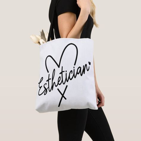 esthetician tote bag Perfect Tote Bag, Esthetician, Office Work, Wax Seals, School Office, Sign Poster, Business Card, Note Pad, Tote Bags