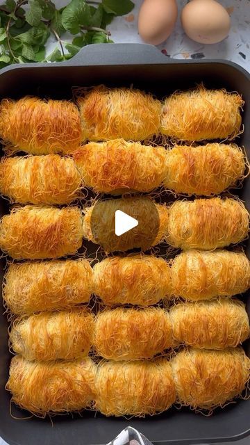 109K views · 6.4K likes | Antoniou Fillo Pastry on Instagram: "KATAIFI TIROPITA ROLLS. Tiropita is a Greek cheese pie traditionally made with Fillo Pastry. It can however, also be made using Kataifi Pastry. Watch along as Mary shows us how easy it is to create these delicious Kataifi Tiropita rolls. Crispy Kataifi Pastry filled with Feta cheese, ricotta cheese and mint, served with honey – yum! You can find the recipe on our website, there is a link in our Instagram bio. Here is the direct link which you can copy into your internet browser:
https://antonioufillo.com.au/blog/recipes/tiropita-kataifi-rolls

#kataifi #tiropita #feta #fetacheese #greekfood" Fillo Pastry Recipes, Greek Cheese Pie, Kataifi Pastry, Greek Cheese, Cheese Pie, Cheese Pies, Cheese Rolling, Phyllo Dough, Ricotta Cheese