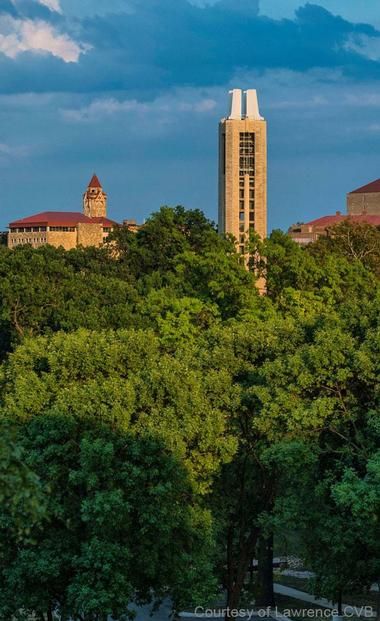 University of Kansas - best things to do in Lawrence - Unmistakably Lawrence Lawrence Kansas Aesthetic, College Mood Board, College Decision, College Visits, Kansas University, 2023 Moodboard, Tri Delt, College Visit, Rock Chalk Jayhawk