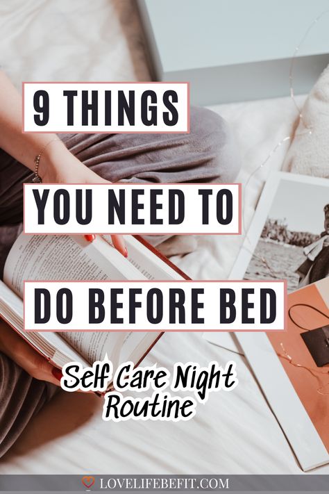 Sleep better with a good self care night routine and you'll awaken refreshed, full of positivity and ready to take on the day. Follow this self care night routine list for a good night's sleep, better productivity and self-improvement. Night Time Self Care Routine, Night Routine List, Good Night Routine, Self Care Night Routine, Spiritual Morning, Routine List, Self Care Night, Candida Diet Recipes, Adulting 101