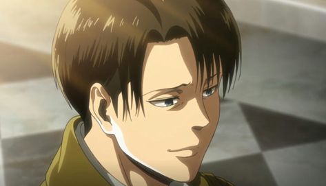 Levi smile | AoT | season 3 | Levi Smiling, Captain Levi, Attack On Titan Season, Attack On Titan Fanart, Attack On Titan Levi, Levi Ackerman, Attack On Titan Anime, Izuku Midoriya, Anime Images