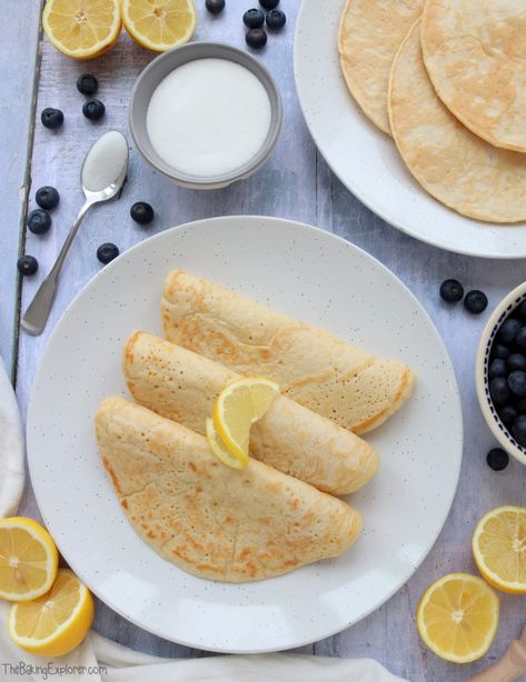 Traditional English Pancakes Egg Custard Tarts, Making Meringue, English Pancakes, Oreo Pancakes, Happy Pancake Day, Custard Tarts, Pancakes Breakfast, Self Raising Flour, Homemade Nutella