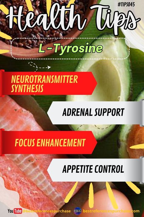 Discover the mood-boosting benefits of L-Tyrosine! This amino acid supports mental clarity, enhances focus, and promotes a positive mood. Dive into the world of wellness with L-Tyrosine, a natural remedy for mental well-being. Embrace the cognitive and mood-enhancing power of this amino acid to elevate your mental performance and overall happiness. 🌈✨ #LTyrosineBenefits #MoodBoost #NaturalWellness Tyrosine Benefits, L Tyrosine Benefits, Mental Performance, Adrenal Support, L Tyrosine, Positive Mood, Mood Boost, Natural Remedy, Amino Acid