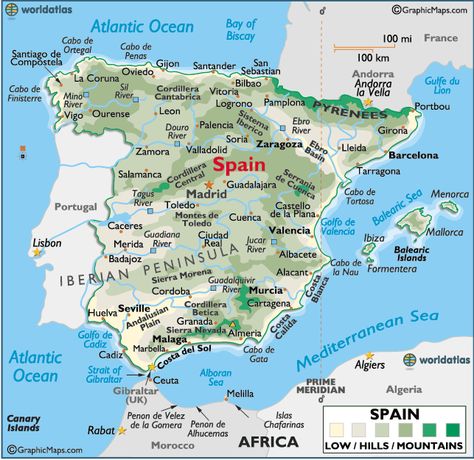 Spain City/Topo Facts About Spain, Traveling Packing, Spain City, Map Of Spain, Cadiz Spain, Spain Trip, Europe Continent, France Itinerary, Spanish Wine