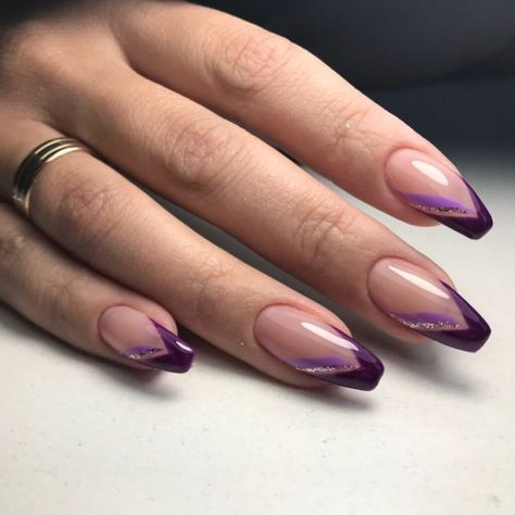 Violet Nails, Lavender Nails, Long Nail Designs, Cute Acrylic Nail Designs, Pretty Nail Designs, Makijaż Smokey Eye, Cute Gel Nails, Designs Nail, Trendy Nail Design