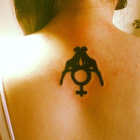 Lesbian Love Gay Pride Tattoos, Lesbian Tattoo, Lgbt Tattoo, Pride Tattoo, Women Tattoos, Small Tattoo Ideas, Inspiration Photos, Small Tattoo, Cara Delevingne