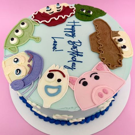 Toy Story Birthday Cake Simple, Toy Story Birthday Cake Girl, Toy Story Jessie Cake, 2nd Birthday Toy Story, Toy Story Birthday Theme, Toy Story Wallpaper, Kid Birthday Cakes, Buzz Birthday, 34 Birthday