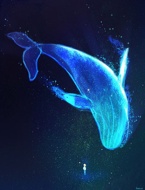 Universe Aesthetic, Whale Artwork, Dream Photos, Space Whale, Whale Drawing, Firefly Art, Whale Painting, Underwater Painting, 동화 삽화