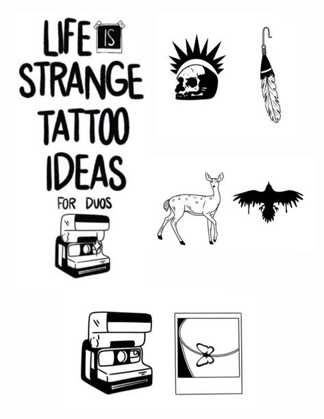 Video Games Tattoo Ideas, 13 Going On 30 Tattoo, Life Is Strange True Colors Tattoo, Life Is Strange Doodles, Detroit Become Human Tattoo, Life Is Strange Symbols, Life Is Strange Tattoo Ideas, Life Is Strange 2 Tattoo, Strange Tattoos