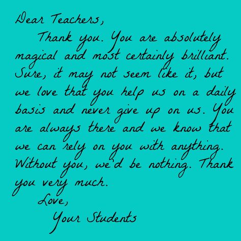 Dear Teachers... Notes To Write To Your Teacher, Dear Tired Teacher, Farewell Speech For Teacher By Student, Good Bye Cards For Teachers, Simple Teachers Day Card Ideas Aesthetic, Letters For Teachers From Student, Farewell Speech For Friends, Quotes On Teachers Day, Deep Writing