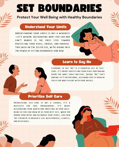 🚨 New Blog Alert: The Power of Setting Boundaries 🚨 Boundaries are not just limits—they’re acts of self-respect and self-love. In today’s blog, we explore why setting boundaries is essential for protecting your peace, fostering healthy relationships, and staying true to your values. When you know your limits, you create space for what truly matters. Ready to embrace the power of boundaries? Read the full blog now: The Power of Setting Boundaries #boundaries #selfcare #empowerment #thesist... Protecting Your Peace, Know Your Limits, Reel Ideas, Healthy Boundaries, Setting Boundaries, Your Values, Self Respect, When You Know, Girly Stuff