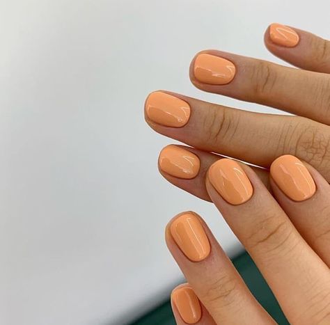 Orange Nail, Nails Yellow, Nagellack Trends, Her Nails, Nails Summer, Pastel Nails, Orange Nails, Minimalist Nails, Dream Nails