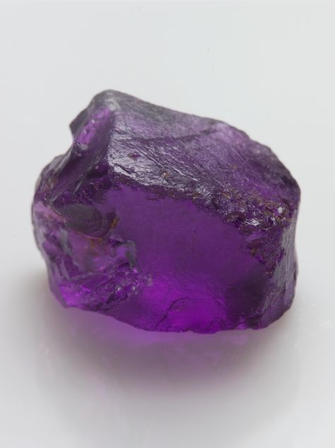 Purple Garnet Gemstone Rough from Tanzania Ready for Faceting • 12.67 carats • Precision Gemstone Design • Jeffrey Hunt Garnet Gem, Types Of Crystals, Blue Gems, Purple Crystals, Natural Minerals, Minerals And Gemstones, Garnet Gemstone, Energy Crystals, Rocks And Gems