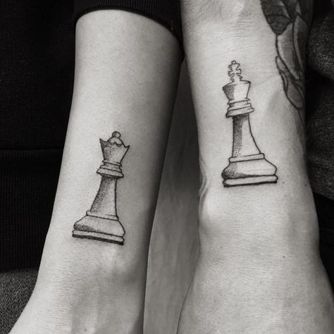 220+ Chess Tattoos Designs (2022) Pieces of King, Queen, Board Chess Tattoos, Chess Piece Tattoo, Merging Art, Chess Tattoo, Him And Her Tattoos, Hip Tattoo Designs, Butterfly Tattoos On Arm, Tattoos Infinity, Cross Tattoos For Women