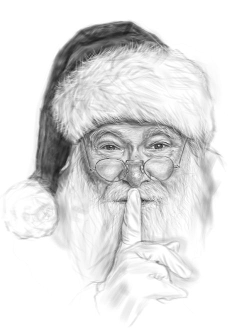 Santa illustration - Nov/Dec 2012 - illustartion as part of work for out christmas e-card .. http://www.adaptdesign.com/advent-calendar-2012/ecard.htm Christmas Sketches Ideas, Santa Claus Drawings, Drawings Of Santa Claus, Christmas Drawing Sketch, Christmas Santa Drawing, Christmas Drawings Pencil Sketches, Christmas Sketches Pencil, Christmas Drawings Art Sketch, Drawing Of Santa Claus