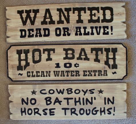 Found on Bing from pinterest.com Saloon Decor, Old West Saloon, Wild West Birthday, Old Western Towns, Western Signs, Cowboy Theme Party, Western Saloon, Wild West Theme, Wild West Party