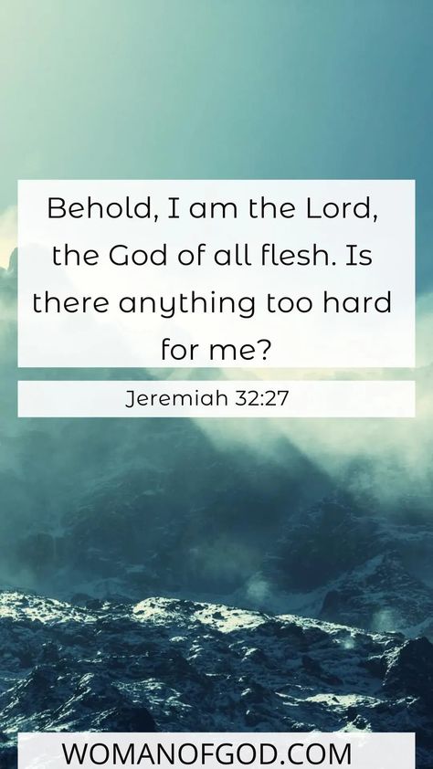 Jeremiah 32:27 Wallpaper, Jeremiah 32:27, Scriptures Verses, Comforting Scripture, Jeremiah 32, Jesus Scriptures, Woman Of God, Verse Mapping, Comforting Bible Verses