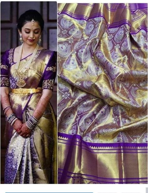 Bridal Sarees Color Combinations, Gold Color Pattu Sarees, Unique Bridal Saree Colors, Best Pattu Saree Combinations, Gold Silk Saree Blouse Designs, Bridal Saree Color Combinations, Kanchi Pattu Saree Wedding Indian Bridal, Pattu Sarees Wedding Indian Bridal, South Indian Wedding Sarees Color Combinations