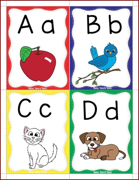 FREE alphabet flashcards! Abc Templates, Flash Card Template, Alphabet Flash Cards Printable, Letter Flashcards, Phonics Flashcards, Kindergarten Freebies, Abc Flashcards, Alphabet Pictures, Classroom Freebies