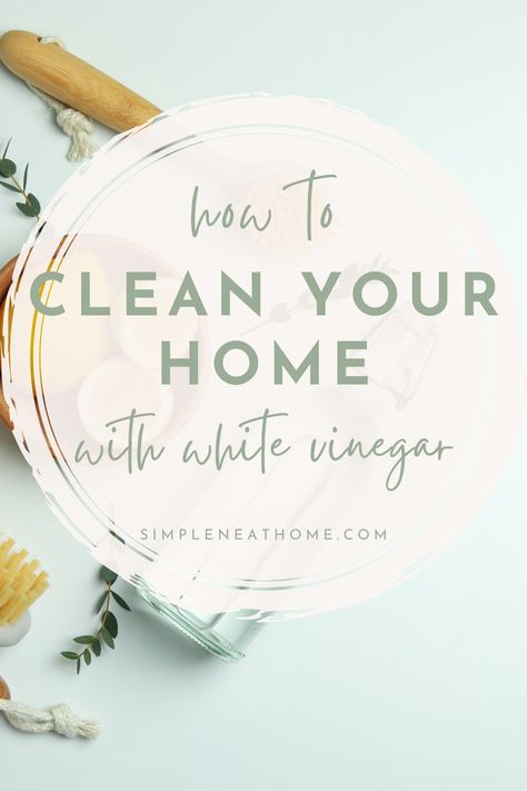 If you're looking for a budget-friendly cleaning product and cleaning tips, here's how to use white vinegar to clean your home. White vinegar has so many uses around the home! Use white vinegar to clean your microwave, clean your carpets, make a natural air freshener, make a DIY multi purpose cleaner - the list goes on! Head to Simple Neat Home for more easy cleaning tips and transform your home without spending a fortune! Diy Vinegar, Multi Purpose Cleaner, White Vinegar Cleaning, Vinegar Cleaner, Cleaning Chart, Are Essential Oils Safe, Cleaning Advice, Natural Air Freshener, Spring Cleaning Hacks