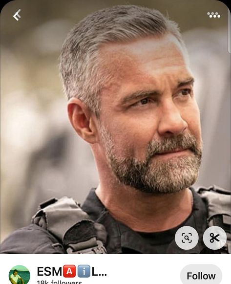 Mens Gray Hairstyles, Salt And Pepper Men, Short Hairstyles For Older Men, Mens Grey Hairstyles, Older Men Haircuts Over 50, Crew Cut Haircut, Jay Harrington, Older Men Haircuts, Older Mens Hairstyles