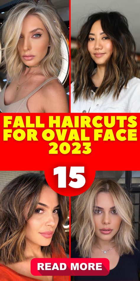 Haircuts For Oval Faces 2023, 2023 Hair Trends For Oval Face, Hair Styles For Long Oval Face, Short Hair For Face Shape, Haircuts For Long Oval Faces For Women, Hairstyles For Medium Length Hair Oval Face, Hair Lengths For Oval Face Shape, Short Hairstyle Women Straight Hair Oval Face, Hair Styles For An Oval Shaped Face