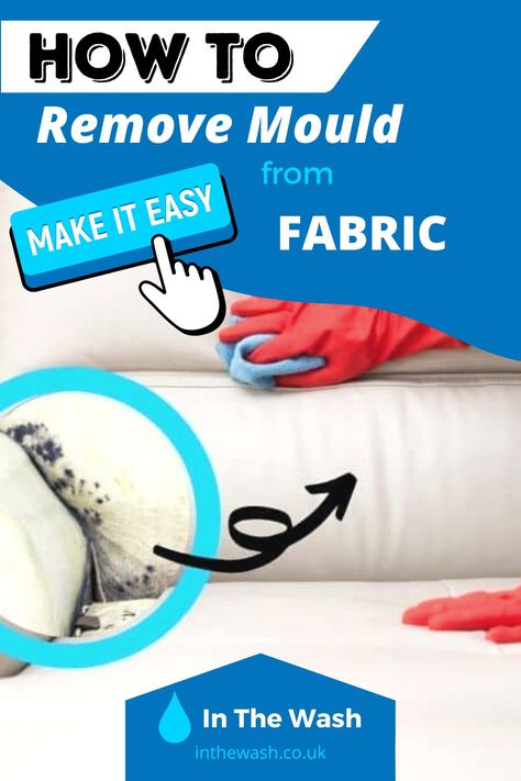 Blinds, cushions, clothes... many fabrics can become susceptible to mould and mildew - not fun! Read our post to discover how to remove mould from fabric easily. Mold Removal From Fabric, How To Take Mold Out Of Fabric, Removing Mold From Clothes, How To Get Mold Out Of Fabric, Mold Remover Fabric, How To Get Mold Out Of Clothes, Mildew Stains On Fabric, How To Remove Mold Stains From Clothes, How To Get Mildew Stains Out Of Fabric