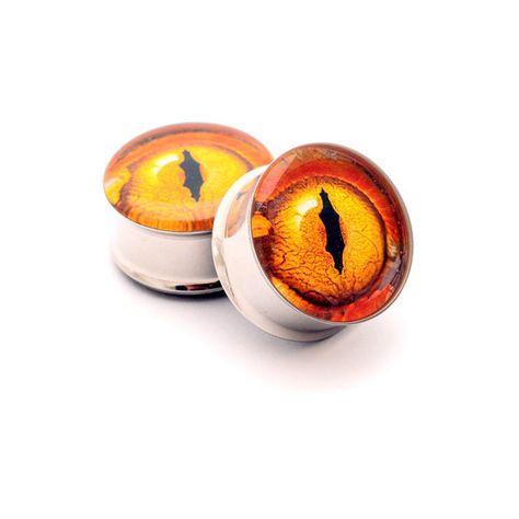 Eyeball Picture Plugs gauges - 00g, 1/2, 9/16, 5/8, 3/4, 7/8, 1 inch... ($20) ❤ liked on Polyvore Ear Gauges Plugs, Ear Weights, Tunnels And Plugs, Ear Gauges, Plugs Earrings, Gauges Plugs, Ear Plugs, Body Mods, Ear Jewelry